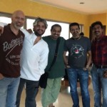 Ehsaan Noorani shared this group picture after reviewing the background score of Kill Dill film with Shankar Live, Shankar Ehsan Loy, Shaadesh
