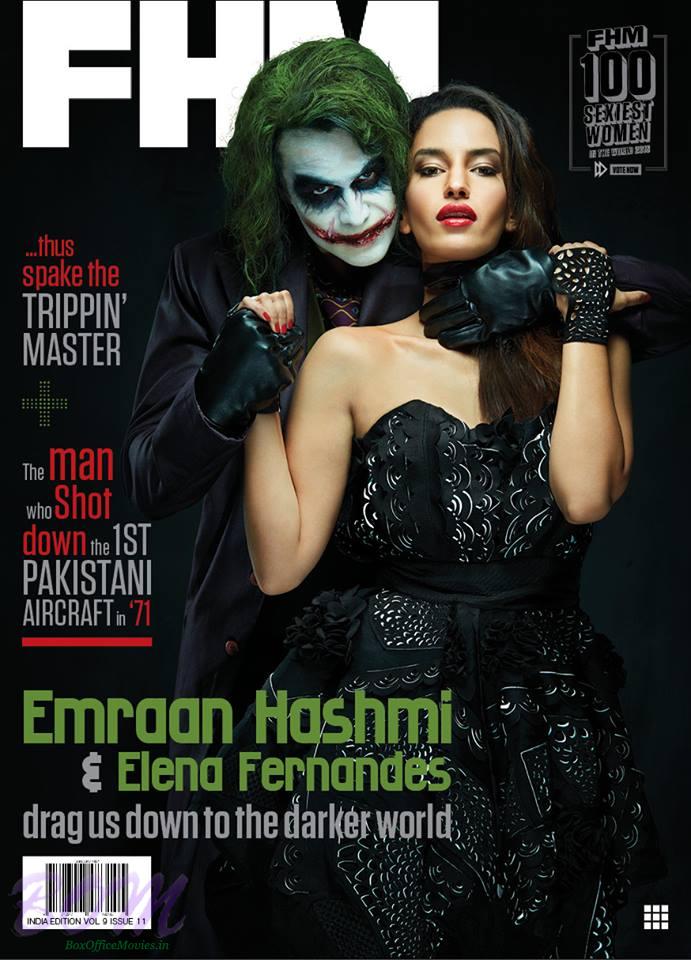 Emraan Hashmi Cover Boy with Elena Fernandes for FHM India
