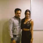 Emraan Hashmi and his lady love Amyra Dastur during media preview for upcoming Mr X movie