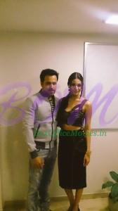 Emraan Hashmi and his lady love Amyra Dastur during media preview for upcoming Mr X movie