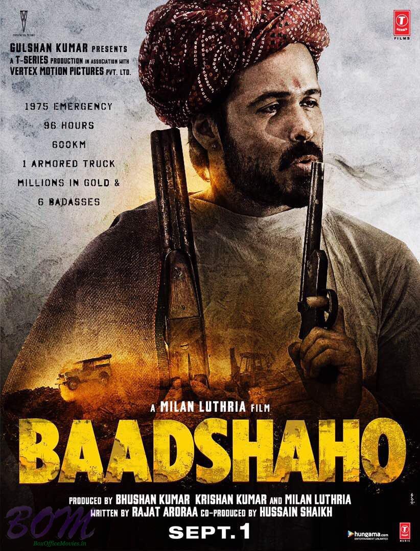 Emraan Hashmi starrer Baadshaho movie poster