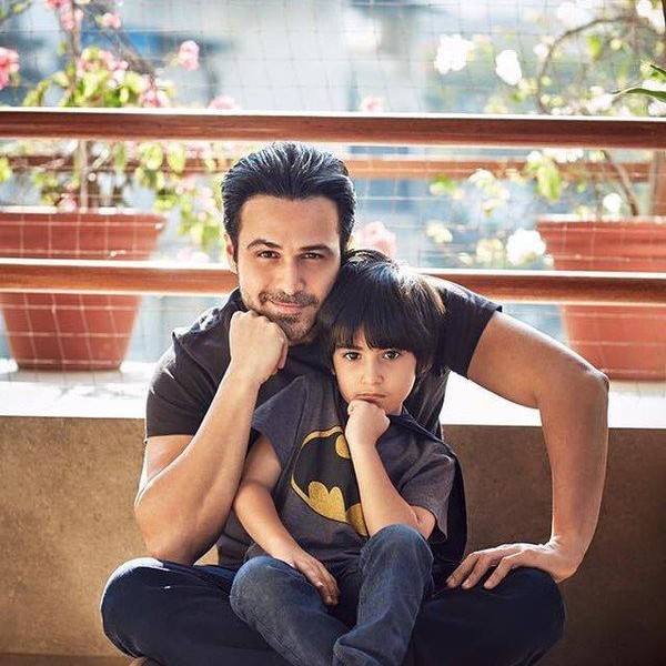 Emraan Hashmi with his son Ayaan Hashmi