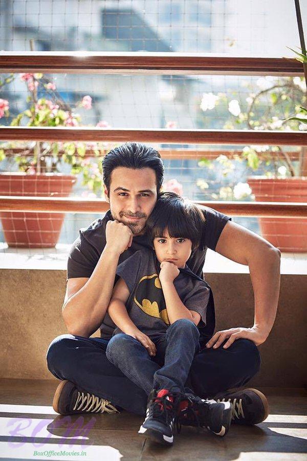 Emraan Hashmi with his son Ayaan Hashmi