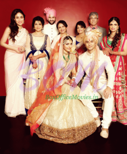 Family portrait from Soha & Kunal 's wedding