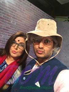 Farah Khan style PIKU 2 with Riteish Deshmukh for Stardust Awards on 10th Jan 2016 on colors