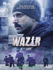 Farhan Akhtar Wazir movie poster