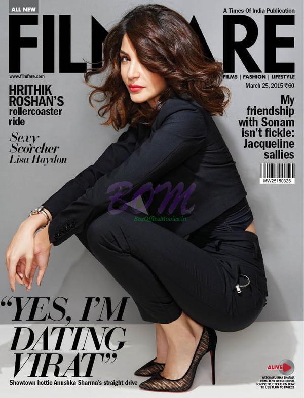 Filmfare Magazine Cover Girl Anushka Sharma for March 2015 Issue