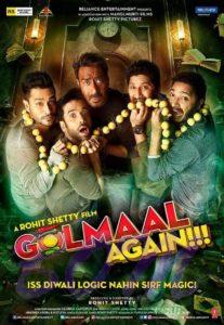 Rohit Shetty directorial GOLMAAL AGAIN is scheduled to release in Diwali 2017.