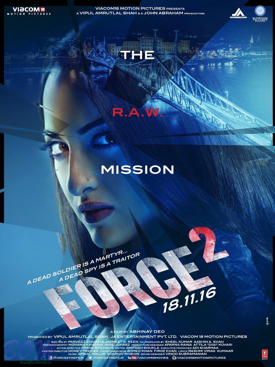 Force 2 movie poster with Sonakshi Sinha