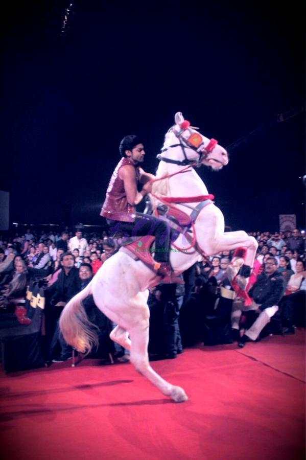 GURMEET CHOUDHARY entry in a horse on Life OK screen awards event