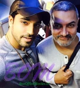 Gautam Gulati selfie with Aamir Khan in his Dangal look