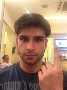 Girish Kumar Voting Picture