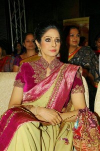 Gorgeous Sridevi Boney Kapoor Attended the GR8 Indian Women Awards in Hyderabad on 24 March 2014.