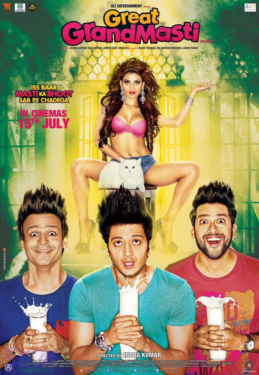 Great Grand Masti Poster as on 7 July 2016