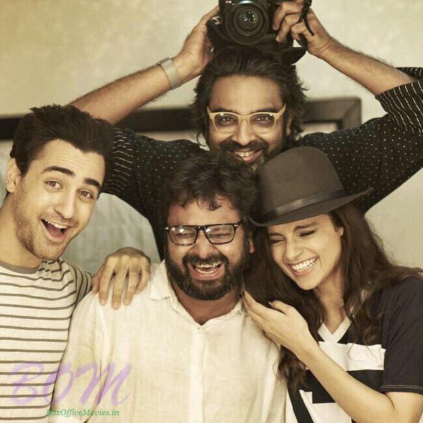 Katti Batti movie picture of Kangana Ranuat and Imran Khan with Nikhil Advani