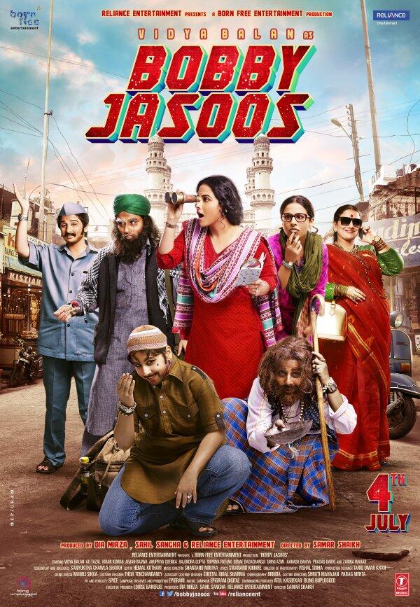 Here is the first poster of Bobby Jasoos starring Vidya Balan. The film releases on July 4.