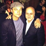 Hollywood with Bollywood - Anupam Kher with Leo Di Caprio