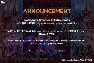 Housefull4 announcement