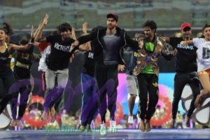 Hrithik Roshan while preparing for IPL 2018 performance