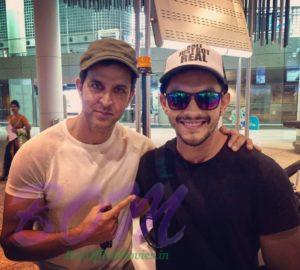 Hrithik Roshan with Aditya Narayan