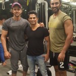 Hrithik and Kunal sweat it out at Hrithik's gym