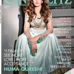 Huma Qureshi on the cover page of Cine Blitz magazine January 2015 Issue