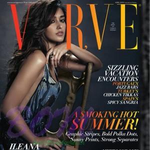 Ileana D'cruz cover page girl on the Verve Magazine April 2015 Issue