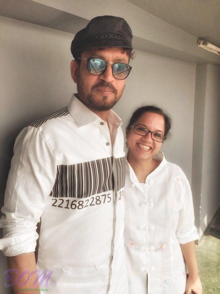 Irrfan Khan with Tanuja Chandra