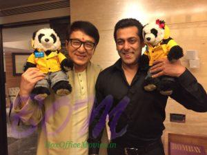 Jackie Chan with Salman Khan