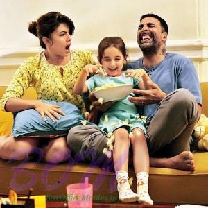 Jacqueline Fernandez and Akshay Kumar share a sweetest moment with Brothers' co-star Naisha Khanna