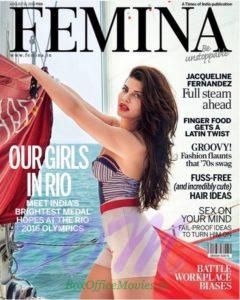 Jacqueline Fernandez cover girl for Filmfare August 2016 issue