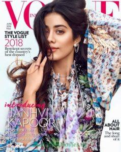 Janhvi Kapoor first cover girl shoot for VOGUE Magazine June 2018 issue