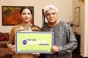 Javed Akhtar and Shabana Azmi pledged their organs with NGO Organ India