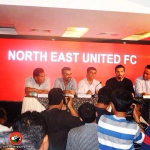 John Abraham - North East United FC launched as part of the Indian Super League in football.