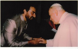 Kabir Bedi - Thrilled that Pope John Paul, who I was honoured to meet, declared SAINT today, along with Pope John XXIII.