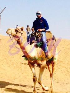 Kabir Khan constant companion on sets for Bajrangi Bahijan movie shooting on Jaisalmer