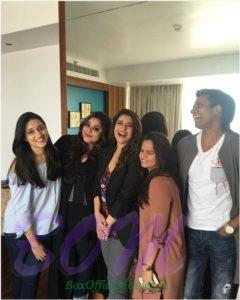 Kajol Devgn cute laughing picture with team