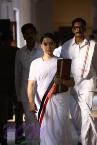 Kangana shares her look of Thalaivi movie on the death anniversary of late Jayalalithaa