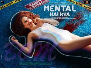 Kangana Ranaut starrer murderful poster of Mental Hai Kya movie