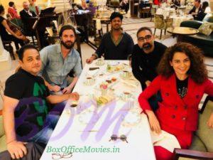 Kangana Ranaut with the team of Mental Hai Kya movie