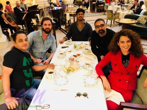 Kangana Ranaut with the team of Mental Hai Kya movie