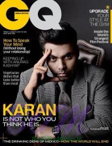 Karan Johar cover boy for GQ India May 2015 Issue