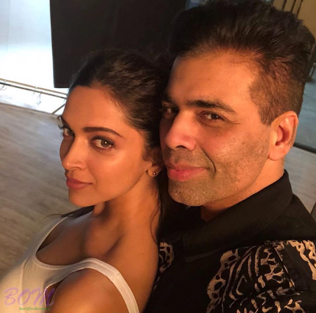 Karan Johar selfie with Deepika Padukone makes it hot