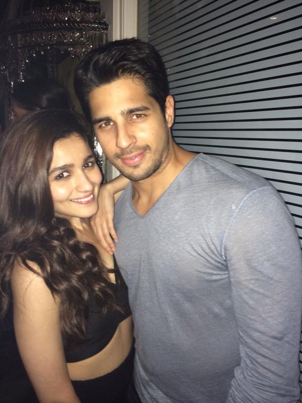 Karan Johar shared this picture with word 'The pair waiting to happen Sid and Alia'