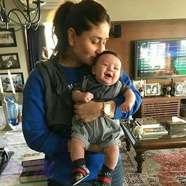 Kareena Kapoor Khan with her son
