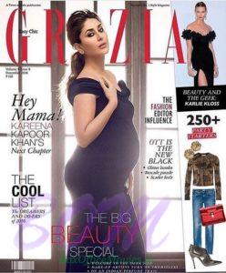 Kareena Kapoor cover girl with beautiful baby bump for Grazia Dec 2016 issue