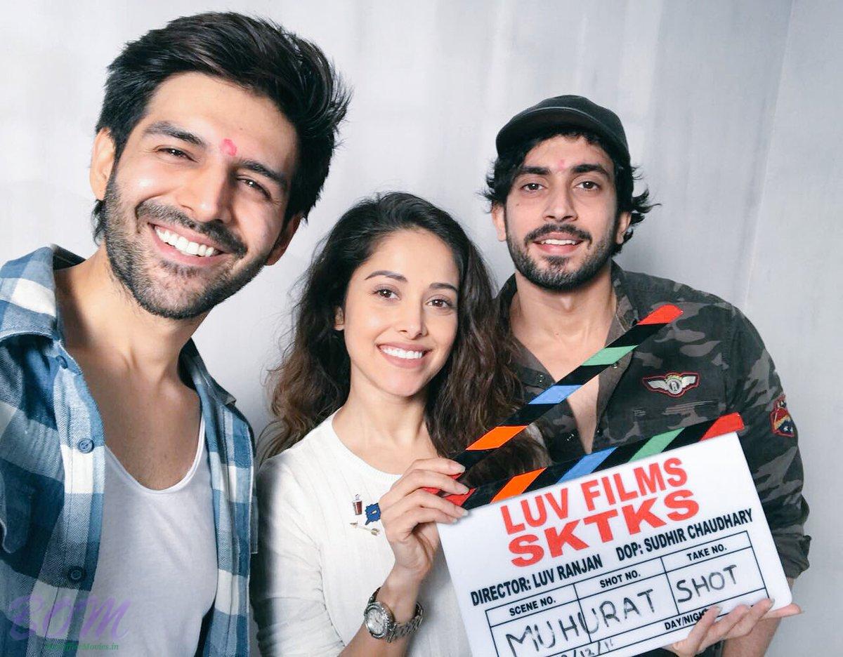 Kartik Aryan and Luv Ranjan starrer SKTKS muhuratshot clipper