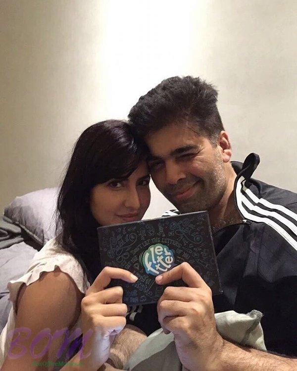 Katrina Kaif Fletter with Karan Johar