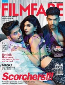 Khamoshiya stars on cover page of Filmfare Magazine January 2015 Issue