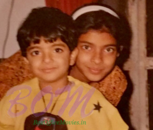 Kid Priyanka Chopra with younger brother